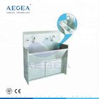 AG-WAS007 paslanmaz çelik tıbbi mobilya hastane worktable lavabo